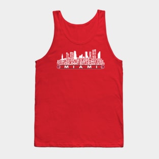 Miami Basketball Team 23 Player Roster, Miami City Skyline Tank Top